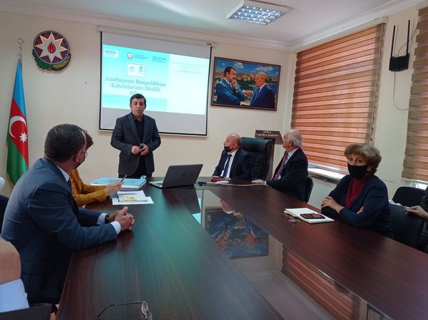 AMEA Coğrafiya İnstitutunun əməkdaşları üçün layihə təqdimatı