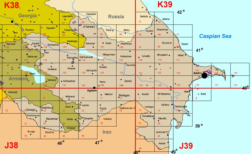 Müasir xəritələrin hazırlanması